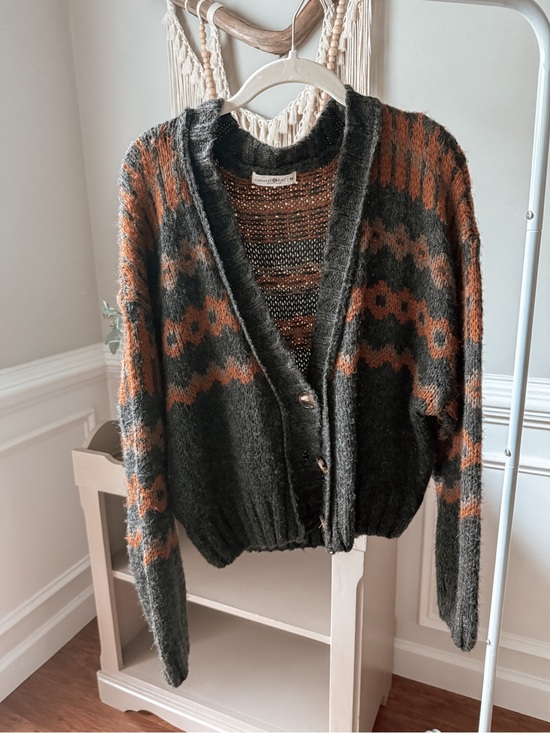 NATURAL LIFE Sweaters - NATURAL LIFE Monroe Fairisle Cardigan Sweater
